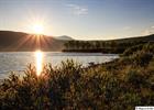 Sunrise at lake Ubmas