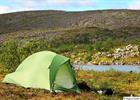 Camping in the north of Sweden