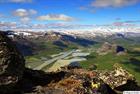 Nammasj seen from the top of Skierfe