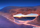 Snow formation in Swedish Lapland