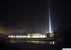 Gällivare hospital at night